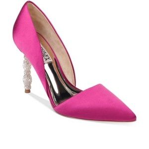 Badgley Mischka Pumps (Magenta)